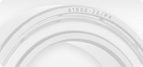Appearance of bearings Clear engraving